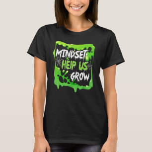 T-shirt État d'esprit de croissance positif enseignant ren