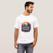 T-shirt État d'esprit de réussite (Devant entier)