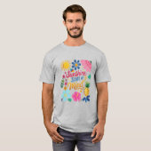 T-shirt État d'esprit de Sunshine (Devant entier)