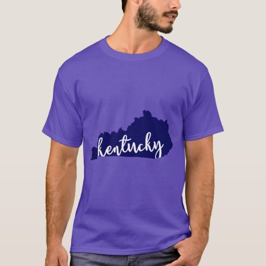 T-shirt État d'esprit du Kentucky surdimensionné (Devant)