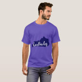 T-shirt État d'esprit du Kentucky surdimensionné (Devant entier)