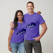 T-shirt État d'esprit du Kentucky surdimensionné (Unisexe)