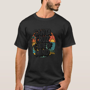 T-shirt État d'esprit Santa Cruz Sunset Rétro Surf Plage