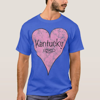 T-shirt Etat du Coeur Vintage rétro du Kentucky
