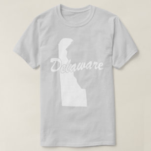 T-shirt État du Delaware Shape
