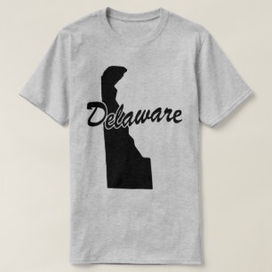 T-shirt État du Delaware Shape