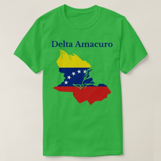 T-shirt Etat du Delta Amacuro Venezuela (Design devant)
