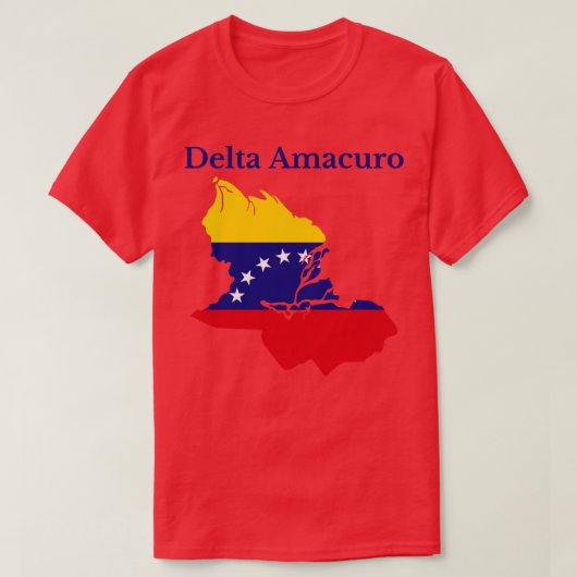 T-shirt Etat du Delta Amacuro Venezuela (Design devant)