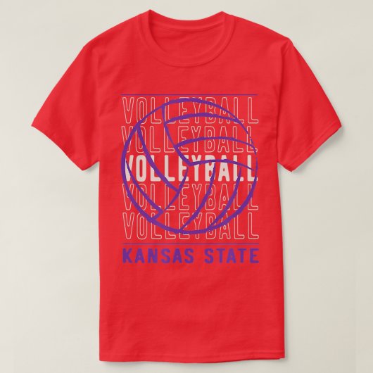 T-shirt État du Kansas (Design devant)