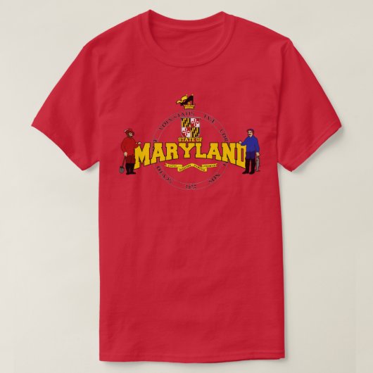 T-shirt État du Maryland USA (Design devant)