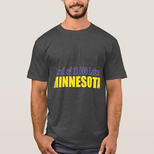 T-shirt État du Minnesota1 (Devant)