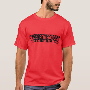 T-shirt État du Minnesota d'hockey