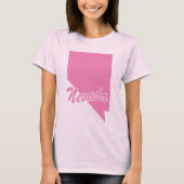 T-shirt État du Nevada Shape (Devant)