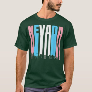 T-shirt Etat du Nevada Trans Pride Drapeau Transgenre