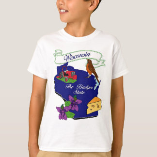 T-shirt État du Wisconsin