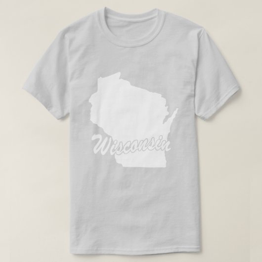 T-shirt État du Wisconsin (Design devant)