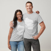 T-shirt État du Wisconsin (Unisexe)