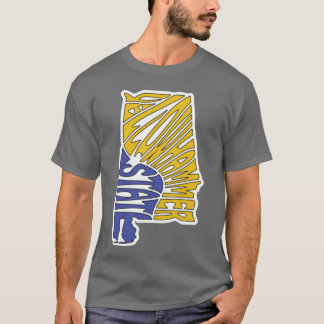 T-shirt État du Yellow Hammer Alabama
