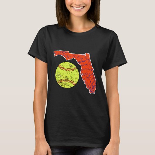 T-shirt État Ensolleillé De Floride Softll (Devant)