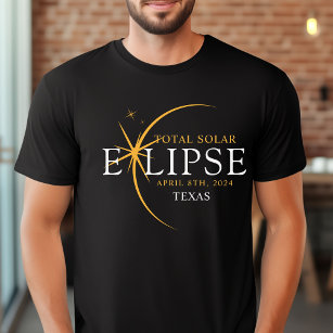 T-shirt État personnalisé moderne 2024 Texas Total Solar E