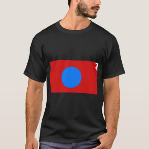 T-shirt État rouge point bleu KANSAS