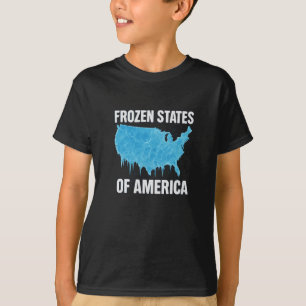 T-shirt États gelés d'Amérique