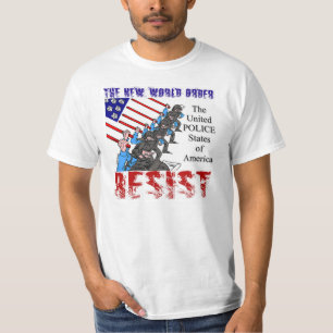 T-shirt États policiers unis de l'Amérique