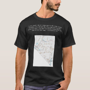 T-shirt États, provinces et territoires - Nevada