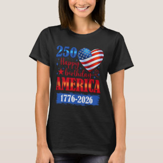 T-shirt États-Unis 1776 2026 4 juillet 250e anniversaire É