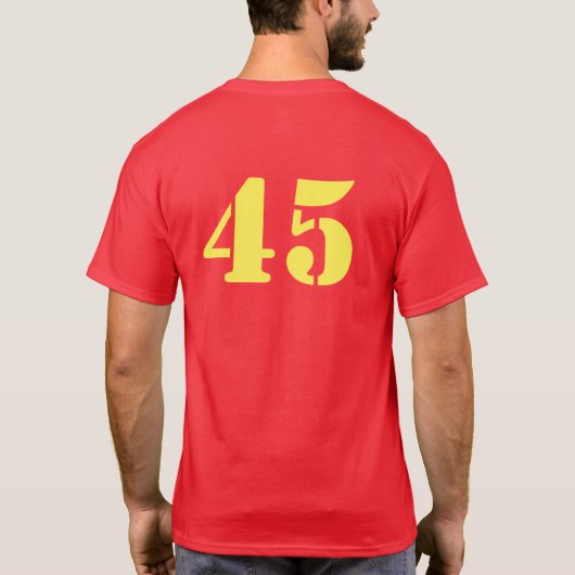 T-shirt États-Unis 45 Donald Trump (Dos)