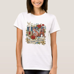T-shirt États-Unis Amérique 1776-2026 250 Ans de Liberté