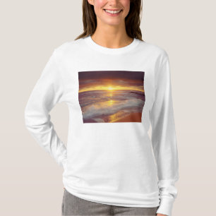 T-shirt États-Unis, Californie, San Diego. Plage de Sunse