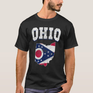 T-shirt Etats-Unis Citoyen Fière Amérique Drapeau Plan Ter