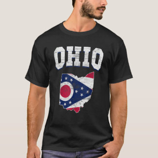 T-shirt Etats-Unis Citoyen Fière Amérique Drapeau Plan Ter