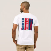 T-shirt États-Unis d'Amérique (Dos entier)