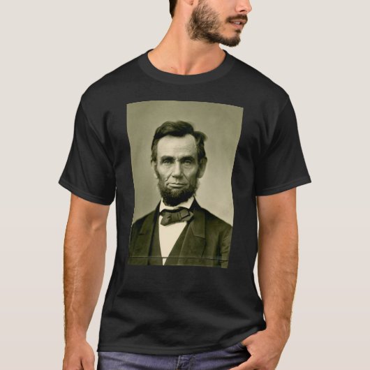 T-shirt Etats-Unis d'Amérique : le président Abraham Linco (Devant)