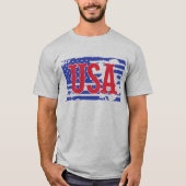 T-shirt États-Unis & Drapeau (Devant)
