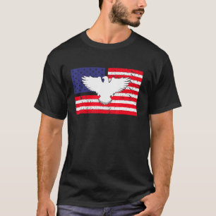 T-shirt États-Unis Drapeau américain Patriotique 4 juillet
