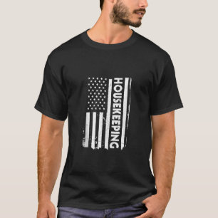 T-shirt États-Unis Drapeau Ménage Nettoyeurs Maison Amériq