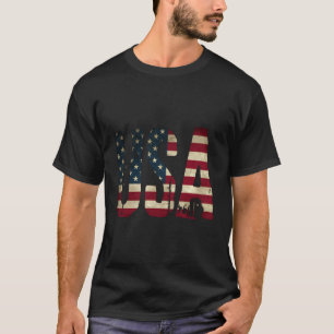 T-shirt Etats-Unis Drapeau Patriotique 4 juillet Amérique