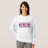 T-shirt États-Unis Drapeau Patriotique, États-Unis D'Améri (Devant entier)