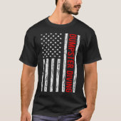 T-shirt Etats-Unis Drapeau Plongée (Devant)