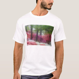 T-shirt États-Unis ; Géorgie ; Pine mountain. Azalées à