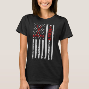 T-shirt États-Unis Hockey sur glace États-Unis Pratique Dr