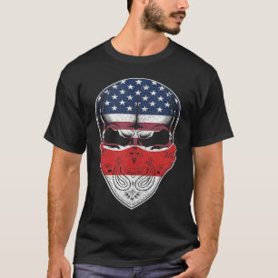 T-shirt Etats-Unis Indonésie Racines Drapeau Indonésien Am