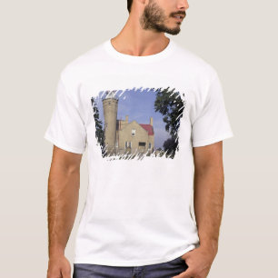 T-shirt États-Unis, Michigan, phare de Old Mackinac Point
