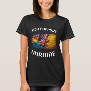 T-shirt États-Unis Soutien Ukraine Position États-Unis Ukr