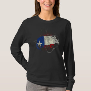 T-shirt États-Unis Texas Patriotique animal sauvage Texan 