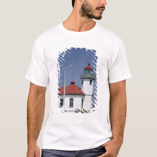 T-shirt États-Unis, Washington, Seattle, Alki Point Lighth (Devant)