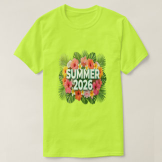 T-shirt Été 2026 Paradis Tropical Vibes de Plage